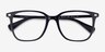 Ralph RA7147 Shiny Black AcetateEyeglass Frames from EyeBuyDirect, Closed View