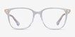 Ralph RA7147 Shiny Clear AcetateEyeglass Frames from EyeBuyDirect, Front View