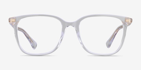 Ralph RA7147 Shiny Clear Acetate Eyeglass Frames