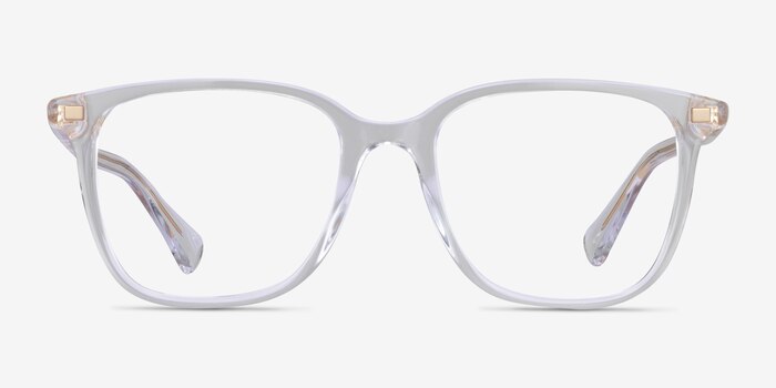 Ralph RA7147 Shiny Clear Acetate Eyeglass Frames from EyeBuyDirect