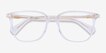 Ralph RA7147 Shiny Clear AcetateEyeglass Frames from EyeBuyDirect, Closed View