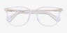 Ralph RA7147 Shiny Clear AcetateEyeglass Frames from EyeBuyDirect, Closed View