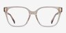 Ralph RA7158U Clear Brown AcetateEyeglass Frames from EyeBuyDirect, Front View