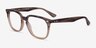 Ray-Ban RB4362V Striped Brown PlasticEyeglass Frames from EyeBuyDirect, Angle View
