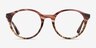Ray-Ban RB5361 Striped Tortoise AcetateEyeglass Frames from EyeBuyDirect, Front View