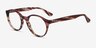 Ray-Ban RB5361 Striped Tortoise AcetateEyeglass Frames from EyeBuyDirect, Angle View