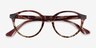 Ray-Ban RB5361 Striped Tortoise AcetateEyeglass Frames from EyeBuyDirect, Closed View
