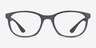 Ray-Ban RB7183 Liteforce Matte Gray PlasticEyeglass Frames from EyeBuyDirect, Front View