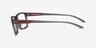 ARNETTE Cross Fade Ii Transparent Gray Eco-friendlyEyeglass Frames from EyeBuyDirect, Side View