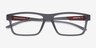 ARNETTE Cross Fade Ii Transparent Gray Eco-friendlyEyeglass Frames from EyeBuyDirect, Closed View