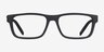 ARNETTE Flamengo Matte Black Eco-friendlyEyeglass Frames from EyeBuyDirect, Front View