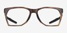 Oakley Ctrlnk Brown Tortoise PlasticEyeglass Frames from EyeBuyDirect, Front View