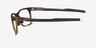 Oakley Ctrlnk Brown Tortoise PlasticEyeglass Frames from EyeBuyDirect, Side View