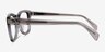 Ray-Ban RB0707V Transparent Gray PlasticEyeglass Frames from EyeBuyDirect, Side View