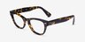 Ray-Ban RB2201V Laramie Dark Tortoise AcetateEyeglass Frames from EyeBuyDirect, Angle View