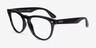 Ray-Ban RB4471V Iris Shiny Black PlasticEyeglass Frames from EyeBuyDirect, Angle View