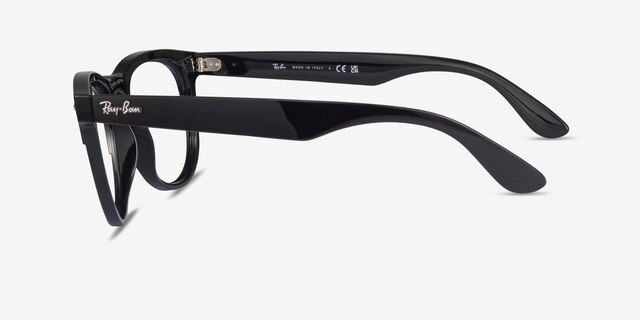 Ray-Ban RB4471V Iris Shiny Black PlasticEyeglass Frames from EyeBuyDirect, Side View
