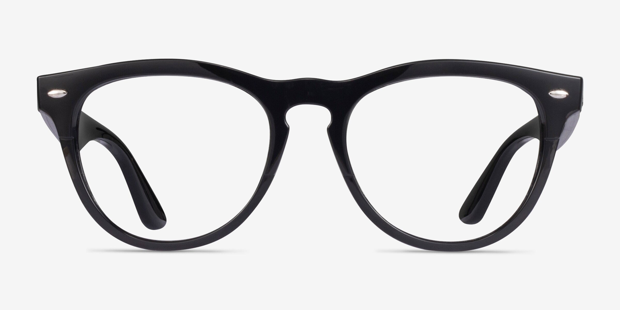 Ray-Ban RB4471V Iris - Round Black Frame Eyeglasses | Eyebuydirect
