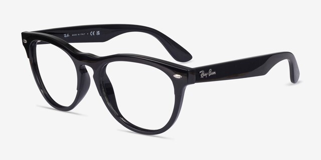 Ray-Ban RB4471V Iris Black PlasticEyeglass Frames from EyeBuyDirect, Angle View
