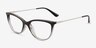 Vogue Eyewear VO5239 Black Gray Gradient PlasticEyeglass Frames from EyeBuyDirect, Angle View