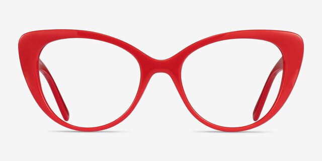 Vogue Eyewear VO5422 Red PlasticEyeglass Frames from EyeBuyDirect, Front View