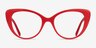 Vogue Eyewear VO5422 Red PlasticEyeglass Frames from EyeBuyDirect, Front View