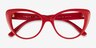 Vogue Eyewear VO5422 Red PlasticEyeglass Frames from EyeBuyDirect, Closed View
