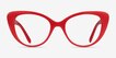 Vogue Eyewear VO5422 Red PlasticEyeglass Frames from EyeBuyDirect, Front View