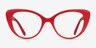Vogue Eyewear VO5422 Red Coral PlasticEyeglass Frames from EyeBuyDirect, Front View