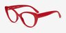 Vogue Eyewear VO5422 Red Coral PlasticEyeglass Frames from EyeBuyDirect, Angle View