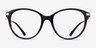 Vogue Eyewear VO5423 Shiny Black MetalEyeglass Frames from EyeBuyDirect, Front View