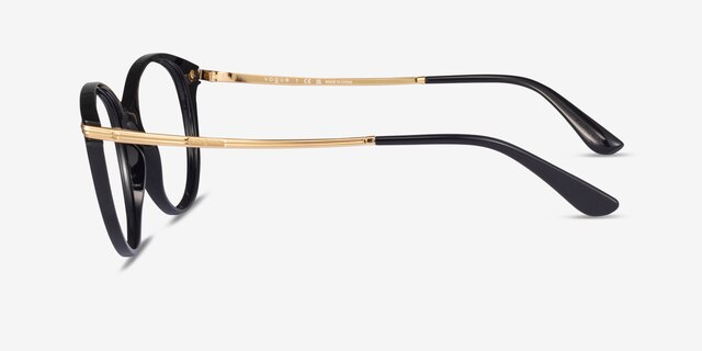Vogue Eyewear VO5423 Shiny Black MetalEyeglass Frames from EyeBuyDirect, Side View