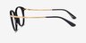 Vogue Eyewear VO5423 Shiny Black MetalEyeglass Frames from EyeBuyDirect, Side View