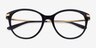 Vogue Eyewear VO5423 Shiny Black MetalEyeglass Frames from EyeBuyDirect, Closed View