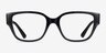 Vogue Eyewear VO5458B Shiny Black PlasticEyeglass Frames from EyeBuyDirect, Front View