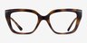 Vogue Eyewear VO5477B Tortoise PlasticEyeglass Frames from EyeBuyDirect, Front View