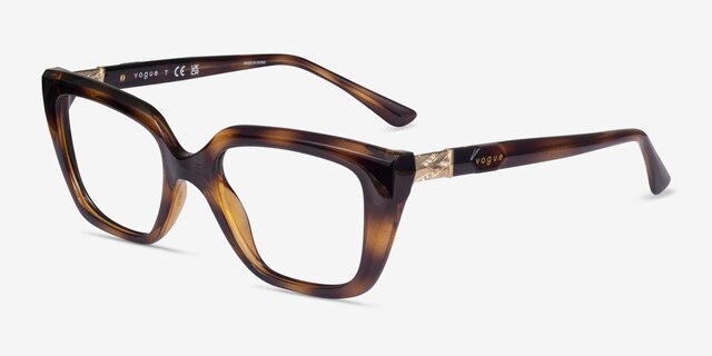 Vogue Eyewear VO5477B Tortoise PlasticEyeglass Frames from EyeBuyDirect, Angle View