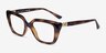 Vogue Eyewear VO5477B Tortoise PlasticEyeglass Frames from EyeBuyDirect, Angle View
