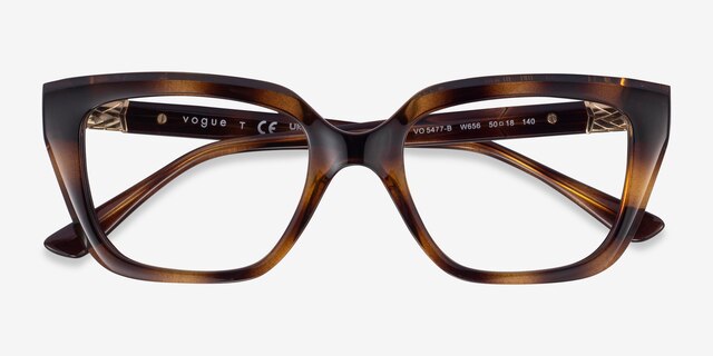 Vogue Eyewear VO5477B Tortoise PlasticEyeglass Frames from EyeBuyDirect, Closed View