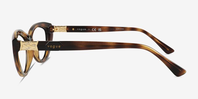 Vogue Eyewear VO5478B Tortoise PlasticEyeglass Frames from EyeBuyDirect, Side View