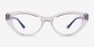 Vogue Eyewear VO5478B Transparent Purple PlasticEyeglass Frames from EyeBuyDirect, Front View