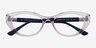 Vogue Eyewear VO5478B Transparent Purple PlasticEyeglass Frames from EyeBuyDirect, Closed View