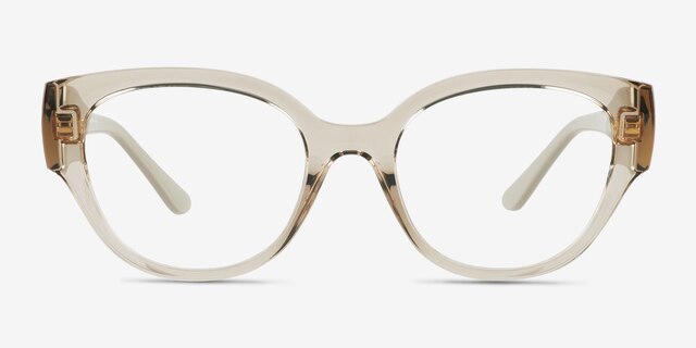 Vogue Eyewear VO5482 Transparent Champagne PlasticEyeglass Frames from EyeBuyDirect, Front View