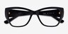 Vogue Eyewear VO5483 Shiny Black PlasticEyeglass Frames from EyeBuyDirect, Closed View