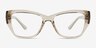 Vogue Eyewear VO5483 Transparent Champagne PlasticEyeglass Frames from EyeBuyDirect, Front View