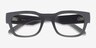 ARNETTE Inby Gray Eco-friendlyEyeglass Frames from EyeBuyDirect, Closed View