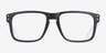 Oakley Holbrook Rx Matte Black PlasticEyeglass Frames from EyeBuyDirect, Front View