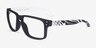 Oakley Holbrook Rx Matte Black PlasticEyeglass Frames from EyeBuyDirect, Angle View
