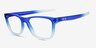 Oakley Centerboard Blue PlasticEyeglass Frames from EyeBuyDirect, Angle View
