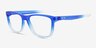 Oakley Centerboard Blue PlasticEyeglass Frames from EyeBuyDirect, Angle View